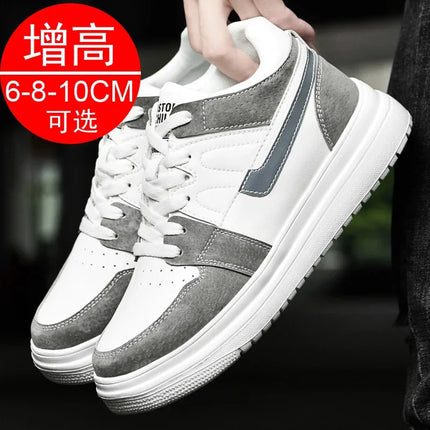 2025 Scarpe da ascensore da uomo scarpe da ginnastica rialzate da uomo 6 cm 8 cm scarpe traspiranti con altezza maggiorata per scarpe sportive da uomo