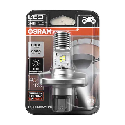 OSRAM HS1 7285CW Led Moto Car Headlight High Low Beam LEDriving HL HS1 NEW GEN H4 Motorcycle Lamp Led Bulb PX43t 6000K DC AC 12V