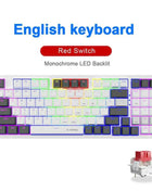 E-YOOSO Z94 USB Mechanical Gaming Keyboard Wired Monochrome Backlit 94 Key Russian Brazilian Portuguese for Compute Laptop PC