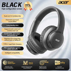 Acer Ohr559 Wireless Bluetooth Headset with High-Fidelity Stereo Bass Sound, Noise Reduction for Calls, Music, and Gaming, No Delay, Long Battery Life, Full-Ear Coverage, Comfortable Fit, with Microphone