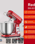BioloMix 6-speed Kitchen Food Stand Mixer 1200W DC Quiet Motor  6L Stainless Steel Bowl with Cream Egg Whisk Whip Dough Kneader