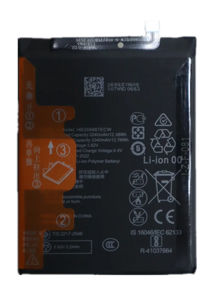 2026 Years 3340mAh HB356687ECW Battery For Huawei P30 Lite Nova 2i 3i 4e 2 Plus G10 Mate 10 Lite ,Honor 9i 7X Phone Batteries