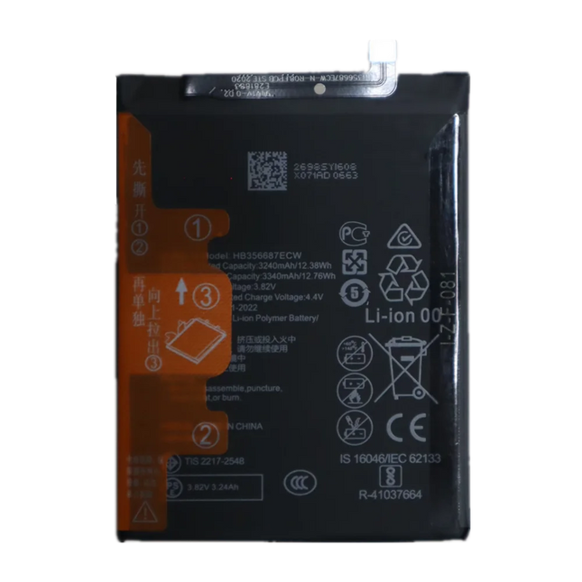 2026 Years 3340mAh HB356687ECW Battery For Huawei P30 Lite Nova 2i 3i 4e 2 Plus G10 Mate 10 Lite ,Honor 9i 7X Phone Batteries