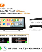 Ainavi Car Radio For BMW 1 2 3 4 Series F20 F21 F22 F30 F31 F33 F34 F36 NBT Wireless Carplay Android Auto Car Multimedia Player