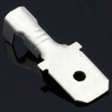 100 pz 6.3mm 6.3 terminale a crimpare maschio femmina connettore a forcella terminali a crimpare