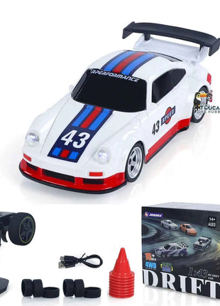 SALE 4WD RTR 1/43 RC Speed Car Four-wheel Drive Radio Control 2.4g Mini Racing Drifting Car Toys High Speed Model Gift for Boys