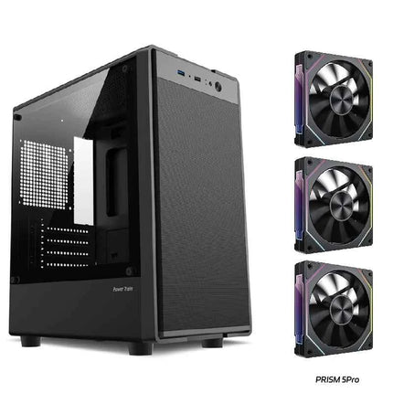 Power Train Flying  PC Case MATX Mini-ITX Chassis SFX/ATX Power Supply Desktop Portable Computer Case U3 port Iron net Panel