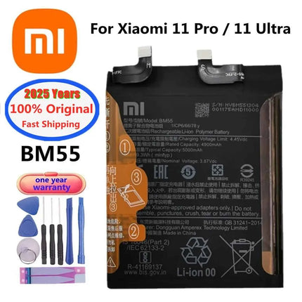 New 100% Original Battery For Xiaomi MI Redmi Note K20 K30 Pro 5 7 8 9 9S 9T 10 10X 10T 10X 11T 11 Ultra 11T POCO X3 F2 4X Pro