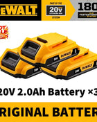 100% Authentic Dewalt 18V/20V 6.0Ah Li-Ion Replacement Battery for Power Tools, Compatible with DCB200 DCB202 DCB205 DCB206 DCB209