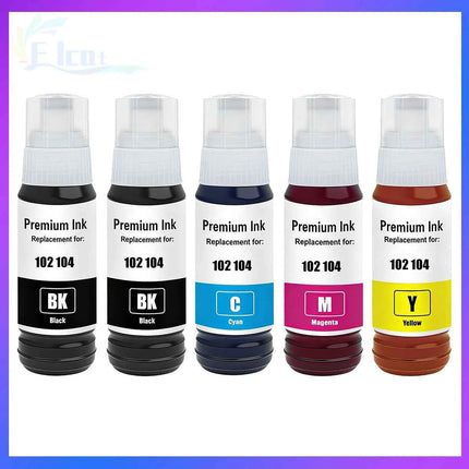 102 104 Ink For Epson T102 T104 Refill Dye ink For Epson ET-2700 ET-2750 ET-2751 ET-2756 2814 ET-2815 ET-2820 2810 Printer ink