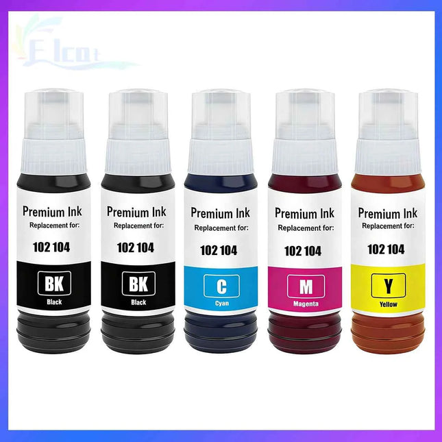 102 104 Ink For Epson T102 T104 Refill Dye ink For Epson ET-2700 ET-2750 ET-2751 ET-2756 2814 ET-2815 ET-2820 2810 Printer ink