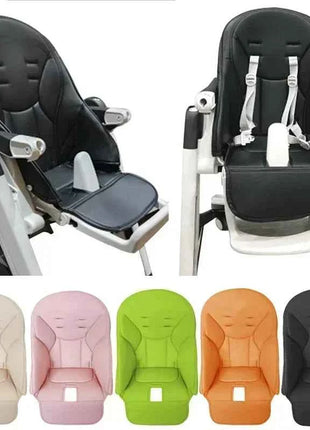 Baby Stroller Leather Cushion Baby Dining Chair Leather Cover PU Composite Sponge Cushion Baby Cover Chair Seat Case Accessories