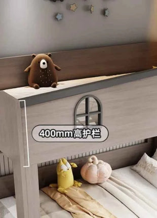 Bunk bed kids with Drawer storage loft double bed Climbing stairs full frames Queen Wooden literas de 2 camas bedroom furniture