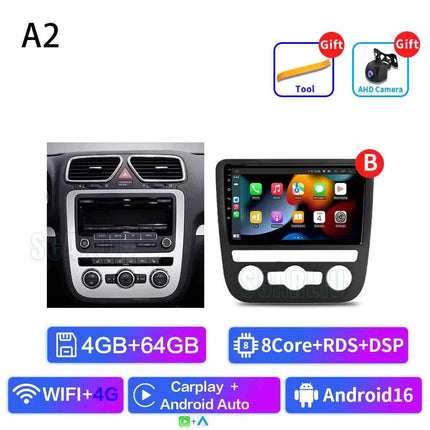 Android 16 For VW Volkswagen Scirocco 3 III Mk3 2008-2014 9 inch 8 Core WIFI Bluetooth Auto Navigation System Radio Multimedia