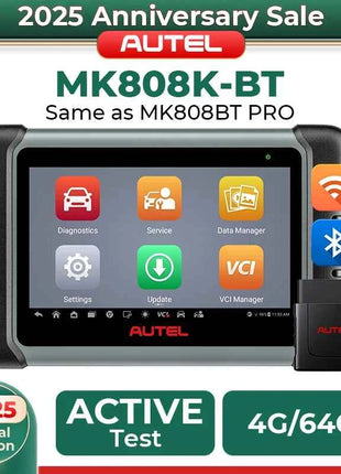 Autel MaxiCOM MK808K-BT Bidirectional Bluetooth OBD2 Scanner same as MK808BT Pro MK808Z-BT Automotivo Car Diagnostic Scan Tool