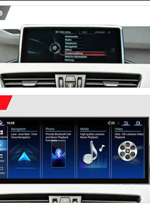 15.8 "Linux HD Screen Car Radio For BMW F45 F46 F87 2013-2018 NBT EVO Stereo Car Multimedia GPS Naviagtion DSP Touch Screen 4G Audio Carplay