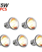 1-20PCS 25/50/75W UVA+UVB Reptile Lamp Bulb Turtle Basking Heating Light UV Light Bulbs Full Spectrum Sunlamp for Amphibians