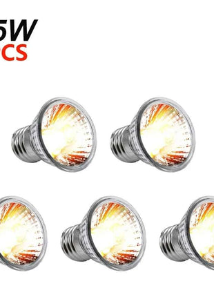 1-20PCS 25/50/75W UVA+UVB Reptile Lamp Bulb Turtle Basking Heating Light UV Light Bulbs Full Spectrum Sunlamp for Amphibians