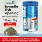 SUNSUN Premium Small Granule Fish Food for Guppies and Tetras, Color Enhancing & Complete Nutrition for Small Tropical Fish