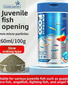 SUNSUN Premium Small Granule Fish Food for Guppies and Tetras, Color Enhancing & Complete Nutrition for Small Tropical Fish