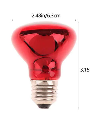 25/40/50/60/75/100W E27 UVA Poultry Bulb Infrared Night Light Day Poultry Heating Bulb For Plants Amphibians Reptile Pets