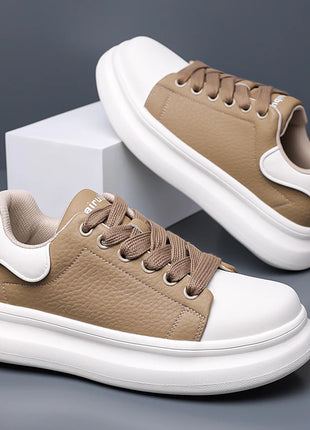 New Fashion Casual Lace-up Shoes, Comfortable Vulcanized Sneakers, Men's Skateboard Shoes, Street Style Walking Footwear
