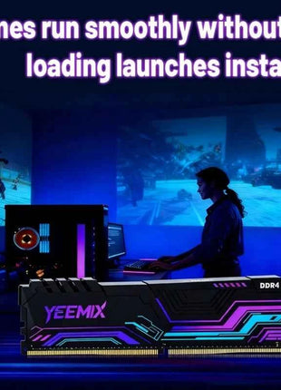 Yeemix DDR4 8GB 32GB 16GB 2666MHz 3200MHz 3600MHz Desktop Memory Dimm Heat dissipation XMP overclocking High Compatible RAM