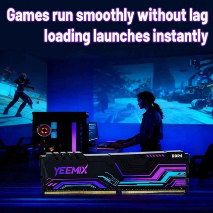 Yeemix DDR4 8GB 32GB 16GB 2666MHz 3200MHz 3600MHz Desktop Memory Dimm Heat dissipation XMP overclocking High Compatible RAM