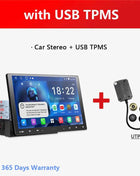 10 inch Android Car Stereo Single 1 Din Retractable Screen Apple CarPlay Android Auto 1Din Car Bluetooth Radio Head Unit