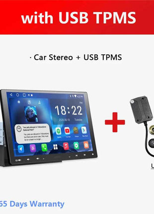 10 inch Android Car Stereo Single 1 Din Retractable Screen Apple CarPlay Android Auto 1Din Car Bluetooth Radio Head Unit