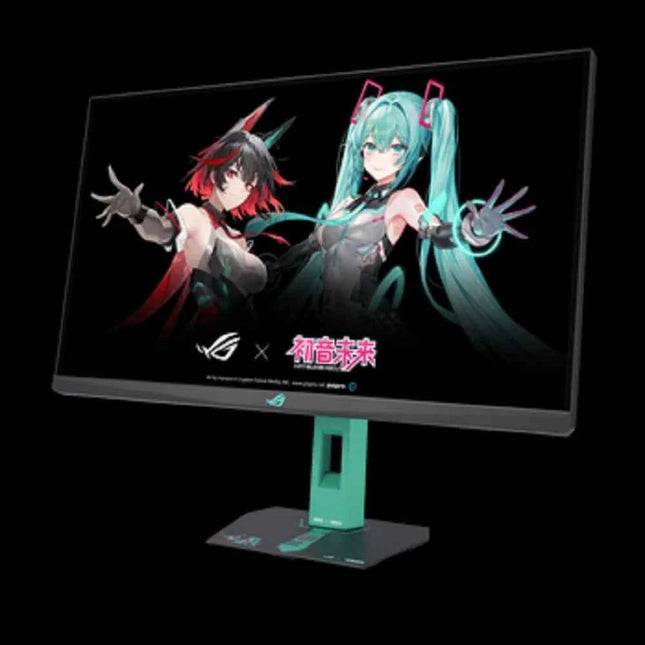 ASUS ROG Strix XG27ACMEG-R 27-inch 2K 260Hz Monitor with ROG Chakura x Hatsune Miku Edition Design, 240Hz Refresh Rate, 0.3ms Re