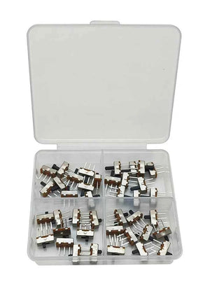 40 Pz/scatola SS12D00 SS12F15 Interruttore A Scorrimento 3Pin 1P2T 2 Posizione On-Off Interruttore Interruttore A Levetta Lunghezza Della Maniglia 2MM 3MM 4MM 5MM 6MM
