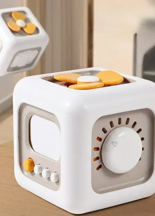 6 in 1 Montessori Cubo Giocattoli Sensoriali Occupato Bordo Abilità di Pratica Del Bambino Cassetto Cubo Agitarsi Giocattoli Educativi per la Ragazza Ragazzo