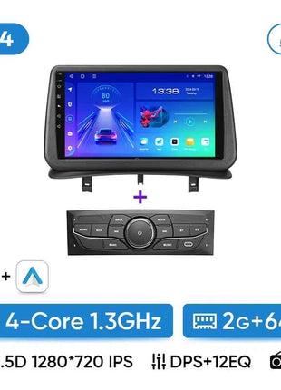 Ainavi Car Radio For Renault Clio 3 2005-2014 Wireless CarPlay Android Auto 4G Multimedia Player GPS 2 din Autoradio BT