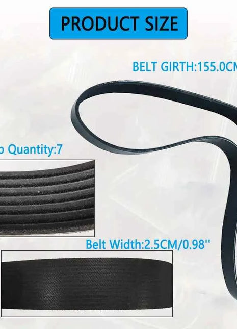 Cintura a costine di ricambio per autoveicoli con funzionamento regolare di alta qualità OEM 7PK1550 per Lexus GS L1 GS S19 IS C GSE2 IS II E2 RX L1