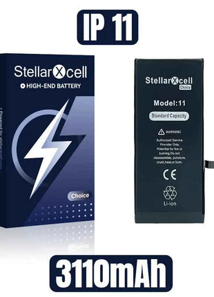 Choice StellarXcell OEM Chip Battery Replacement for IPhoneSE 7 8 X XR XS XSMAX iphone11 12pro 13mii 14pro 15Pro  Replacement