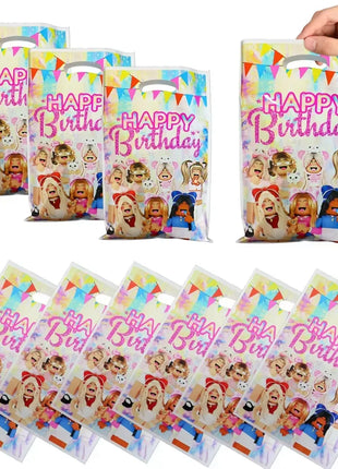 Set di Favori per Feste di Compleanno a Tema Roblox - Braccialetti Slap, Timbri e Adesivi per Bambini, Riempitivi per Sacchetti Regalo e Decorazioni per Feste