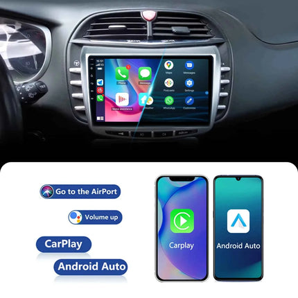 Android 13 Stereo Multimedia radio player  for autoradio Lancia Delta 2009-2019 Carplay  android auto  GPS WiFi Vehicle