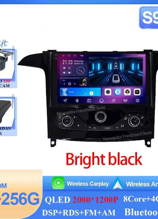 Car Radio Carplay Android 16 For Ford S Max S-MAX 2006-2015 For Ford Galaxy 2014 Bright black Auto Stereo Multimedia Player DPS