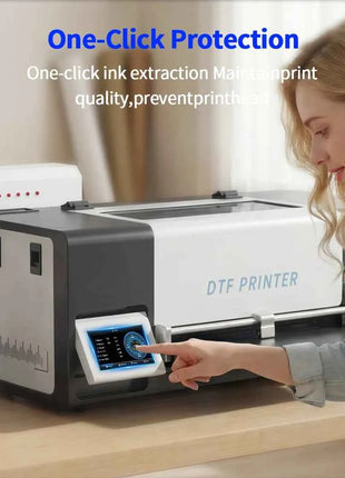 A3 DTF Printer 6 Color For Epson XP600  Auto Ink Circulation Direct to Film Heat Transfer Printing Machine for Clothing Jeans