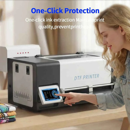 A3 DTF Printer 6 Color For Epson XP600  Auto Ink Circulation Direct to Film Heat Transfer Printing Machine for Clothing Jeans