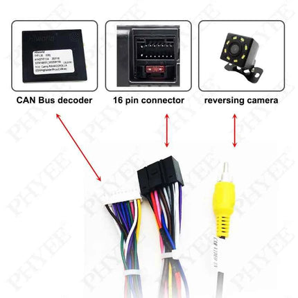 [30/28 pin] Cablaggio CAN Bus, supporto per informazioni originali SWC, adattatore Android a 16 pin per Toyota Camry RAV4 Corolla Avalon 2019+