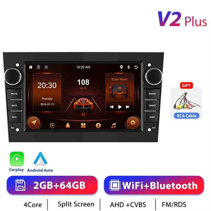 Podofo CarPlay Android Radio For Opel Astra Antara Corsa Zafira Combo Car Intelligent System 2din GPS Stereo Dashboard Car Radio