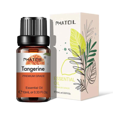 PHATOIL Natural Plant Essential Oil 10ml Eucalyptus Lavender Bergamot Vanilla Peppermint 1PCS Aroma Essential Oils For Diffuser