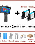 WILLITA S10 25.4mm Portable Handheld Inkjet Printer Print Gun Expire Date Serial Number Logo Coding Machine Business Printer