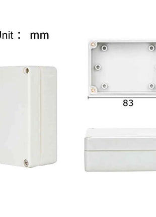 Project Junction Box for Electrical Cable Outdoor DIY Sealed IP67 Enclosure Wire Box 115x90x55mm Waterproof Electronic Cases