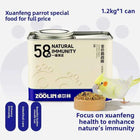 YEE Lovebird & Parrot Food - Nutrient-Rich Pellets with Canary Seeds & Dried Fruits | Diet for Sun Conure,Cockatiel&Small Birds