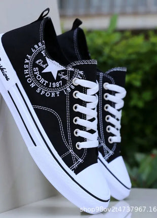 Scarpe da uomo in tela traspirante, offerta imperdibile della stagione, nuove, estive, di tendenza, casual, sportive, per studenti, con fondo piatto e punta tonda.