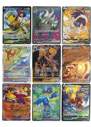 324/360Pcs/Set Pokemon Card Scarlet Violet Fusion Strike TEAM UP SUN MOON Evolving Skies English Booster Battle Transaction Card