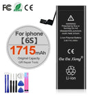 High Capacity Battery For iPhone 4 4S 5 5S 5C SE 2020 6 6S 7 8 SE2 Plus X XR XS 11 Pro Max Mobile Phone Pack New 0 Cycle Seal